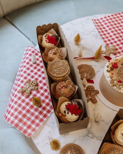 North Pole Bakery X Flour Cupcake Box of 5