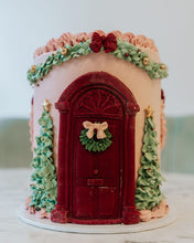 Load image into Gallery viewer, Little Christmas Cottage Cake