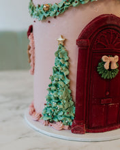 Load image into Gallery viewer, Little Christmas Cottage Cake