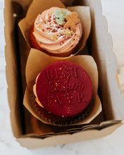 Load image into Gallery viewer, Little gifting cupcakes (multiple topper options)
