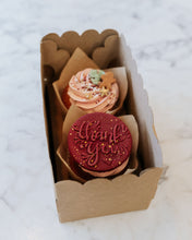Load image into Gallery viewer, Little gifting cupcakes (multiple topper options)