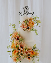 Load image into Gallery viewer, Classic Floral Cake (multi-tier)