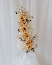 Load image into Gallery viewer, Cascading floral cake (multi-tier)