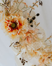 Load image into Gallery viewer, Cascading floral cake (multi-tier)