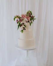 Load image into Gallery viewer, Textured Floral Cake (multi-tier)