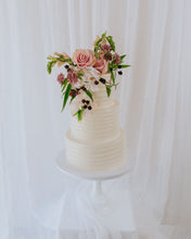Load image into Gallery viewer, Textured Floral Cake (multi-tier)