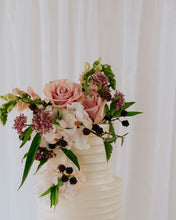 Load image into Gallery viewer, Textured Floral Cake (multi-tier)