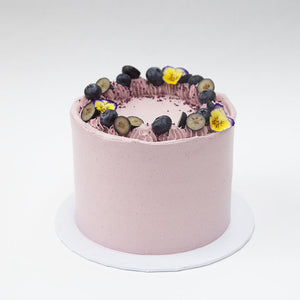 Chocolate Blueberry Cheesecake Cake