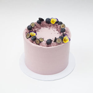 Chocolate Blueberry Cheesecake Cake