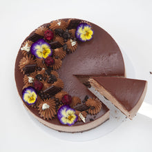 Load image into Gallery viewer, Chocolate &amp; Sour Cherry Cheesecake