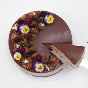 Chocolate & Sour Cherry Cheesecake