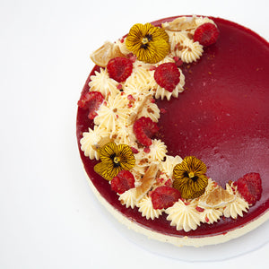 Raspberry Lemonade Cheesecake