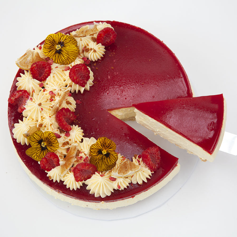Raspberry Lemonade Cheesecake