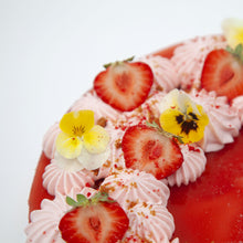 Load image into Gallery viewer, Strawberry &amp; Elderflower Cheesecake